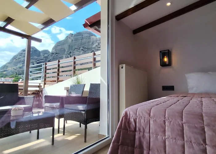 Apartment Meteora Gold And Glass Loft *